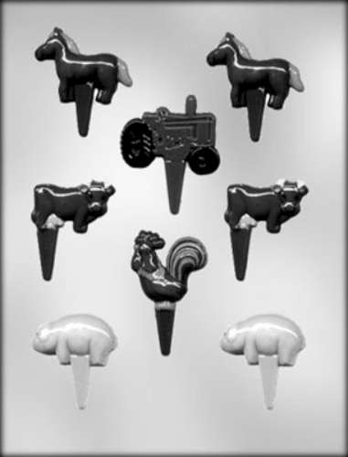 Farm Animals Edible Icing Image
